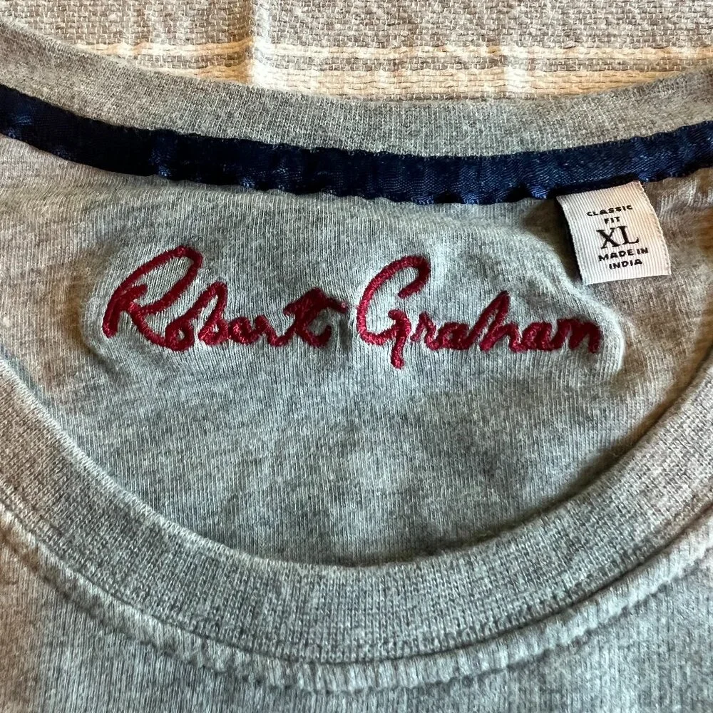 Gray Long Sleeve T-shirt w Skull - XL - Picture 2 of 3